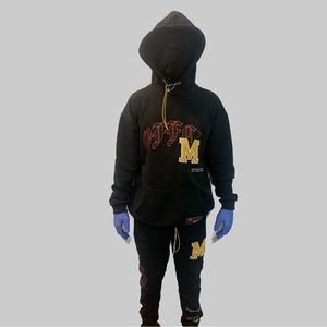 BoohooMAN SweatSuit Graphic Hoodie/Pants - S